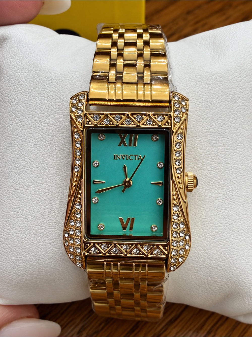 Invicta Wildflower Gold-Tone Crystal Accent Watch